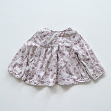 Load image into Gallery viewer, Baby Gap L/S Purple Floral Cord Blouse (6-12m)
