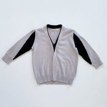 Load image into Gallery viewer, Carbon Soldier Cotton/Wool Cardigan Grey/Black (3y)
