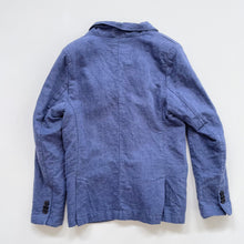 Load image into Gallery viewer, Zara Linen/Cotton Blue Blazer Jacket (9y)
