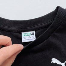 Load image into Gallery viewer, PUMA Black T-Shirt Green Super Puma (4-5y)
