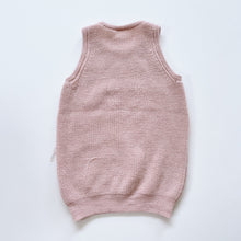 Load image into Gallery viewer, Nature Baby Merino Knit Vest Soft Pink (4y)
