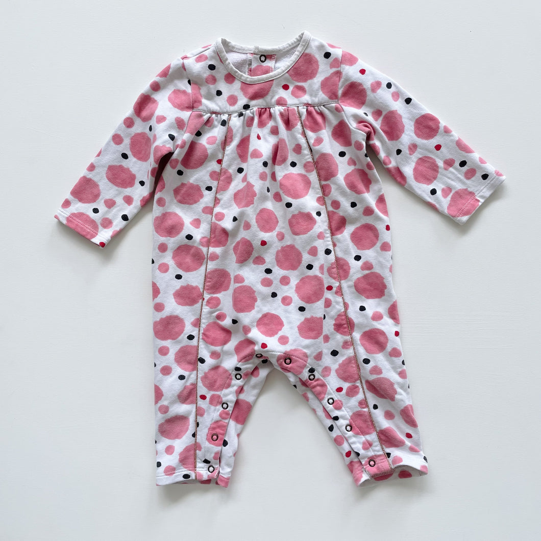 Catimini Watercolour Pink Dots All-In-One (6-12m)