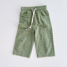 Load image into Gallery viewer, Nino Green Check Cotton Pants (2y)
