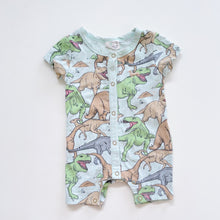 Load image into Gallery viewer, Peter Alexander Romper Green Dinos (3-6m)
