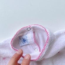 Load image into Gallery viewer, Petit Bateau Terry Onesie Suit Pink (0-3m)
