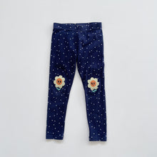 Load image into Gallery viewer, Mac &amp; Ellie Leggings Blue Polkadots (4y)
