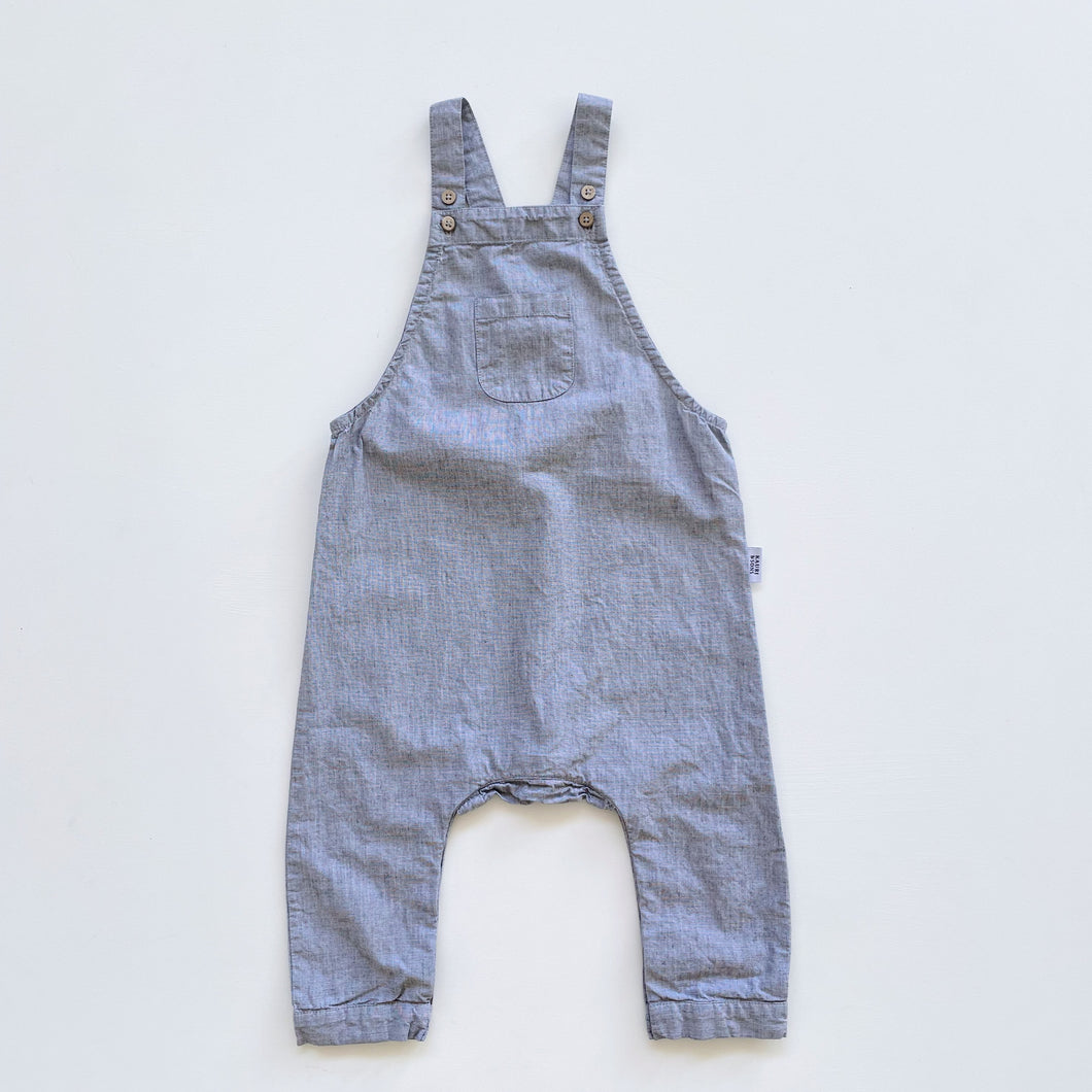 Kauri & Sons Organic Cotton Overalls Grey (1-2y)