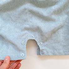 Load image into Gallery viewer, Two Darlings Shortalls Blue Cord NEW (4y)
