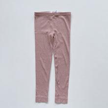 Load image into Gallery viewer, Jamie Kay Organic Rib Leggings Peony Marle (9y)

