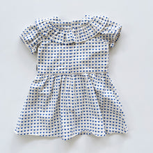 Load image into Gallery viewer, Rock Your Baby Organic Cotton Dress Blue Hearts NEW (12-18m)
