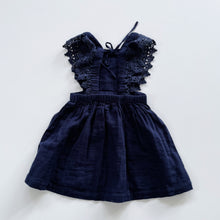 Load image into Gallery viewer, Jamie Kay Organic Muslin Navy Dress (3y)
