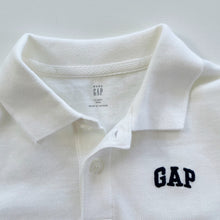 Load image into Gallery viewer, GAP Classic Polo Shirt White NWOT (4y)
