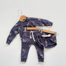 Load image into Gallery viewer, Jamie Kay Organic Set 3x Blue Cheetahs (0-3m)
