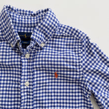 Load image into Gallery viewer, Ralph Lauren Blue Gingham Shirt (4y)
