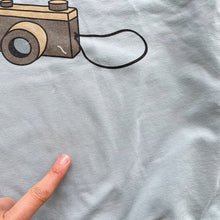 Load image into Gallery viewer, CarlijnQ Camera Sweater Blue (3-4y)

