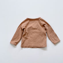 Load image into Gallery viewer, Burrow &amp; Be Organic Kimono Top Tan (3-6m)
