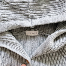 Load image into Gallery viewer, Jamie Kay Chunky Knit Cardigan Grey Hooded (2y)
