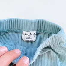 Load image into Gallery viewer, Wilson &amp; Frenchy Organic Rib Pants Blue (3-6m)
