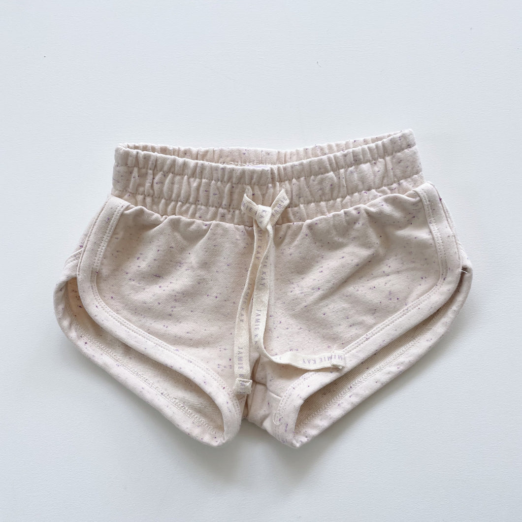 Jamie Kay Organic Shorts Lilac Speckled (3y)