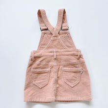 Load image into Gallery viewer, Jamie Kay Cord Pinafore Dress Peach (3y)

