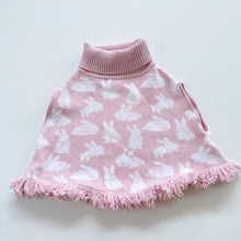 Load image into Gallery viewer, Seed Bunny Poncho Pink (4y)
