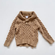 Load image into Gallery viewer, Jamie Kay Cotton Knit Jumper Latte Marle (6-12m)
