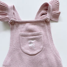 Load image into Gallery viewer, Jamie Kay Knit Overalls Blush Marle (1y)
