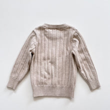 Load image into Gallery viewer, Beige Rib Knit Jumper (2y)
