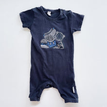 Load image into Gallery viewer, HUX Organic Romper Black (6-12m)
