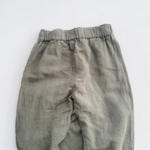 Load image into Gallery viewer, Handmade Linen Blazer + Pants Set Green (4-5y)

