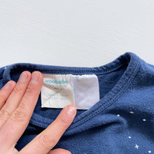Load image into Gallery viewer, Woolbabe PJs Set Navy Starry Night (2y)

