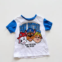 Load image into Gallery viewer, Paw Patrol Tee Ready For Action Blue/White (2y)

