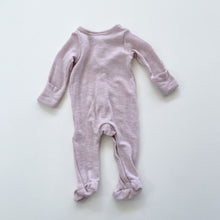 Load image into Gallery viewer, Milly &amp; Milo Footed Merino Onesie Lilac (newborn)
