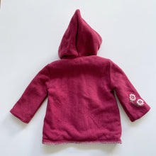 Load image into Gallery viewer, Gorgeous Handmade Wool Jacket Maroon/ Embroidery (1y)
