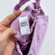 Load image into Gallery viewer, Teeny Weeny Pinafore Dress Lilas/Ruffles (6-12m)
