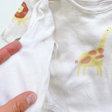 Load image into Gallery viewer, M&amp;S Bodysuits 4x Animals (6-12m)
