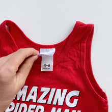 Load image into Gallery viewer, Marvel Spiderman Singlet Red (4-6y)
