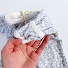 Load image into Gallery viewer, Nature Baby Organic Sleeping Gown Blue Floral (newborn)
