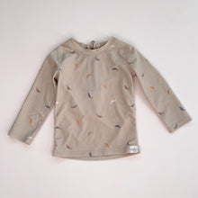 Load image into Gallery viewer, Toshi Swim Top L/S Green Sharks (6-12m)
