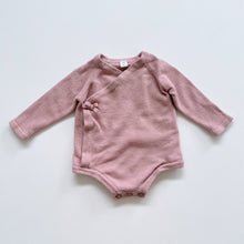 Load image into Gallery viewer, M&amp;S Knit Kimono Romper Blush (3-6m)
