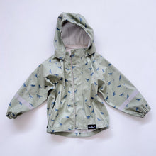 Load image into Gallery viewer, Mum2Mum Rain Jacket Green Dino (3y)
