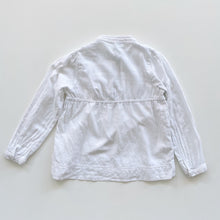 Load image into Gallery viewer, United Colours of Benetton White Ruffle Blouse *small flaw (4y)
