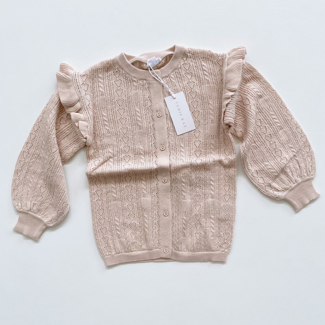 Jamie Kay Brooklyn Knitted Cardigan - Misty Pink NEW (4y)
