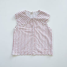 Load image into Gallery viewer, Love Hearts Collared Singlet Shirt (8-10y)

