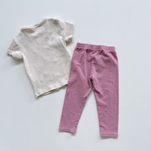 Load image into Gallery viewer, Original Marines Pink Leggings + Floral Tee Set (1y)
