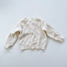 Load image into Gallery viewer, Little B's Cotton Knit Cardigan Beige (6-12m)
