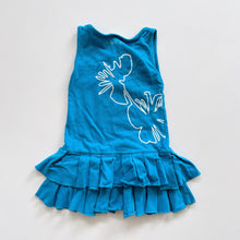 Load image into Gallery viewer, Cute Blue Ruffle Dress Made in Mauritius (3-4y)
