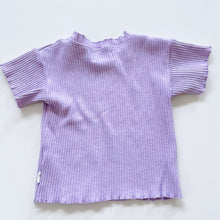 Load image into Gallery viewer, Le Edit Cotton Knit Tee Lilac (4y)
