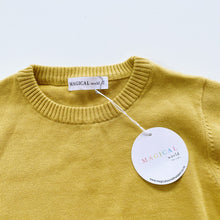 Load image into Gallery viewer, Magical World Yellow Light Weight Knit Jumper NEW (5-6y)
