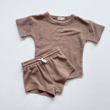 Load image into Gallery viewer, Hello Poppet Waffle Set Latte (2y)
